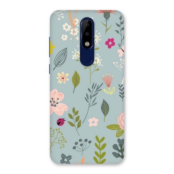 Flawless Flowers Back Case for Nokia 5.1 Plus