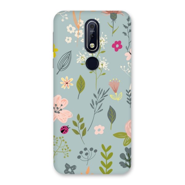 Flawless Flowers Back Case for Nokia 7.1