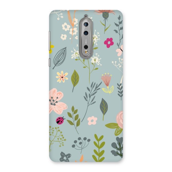 Flawless Flowers Back Case for Nokia 8