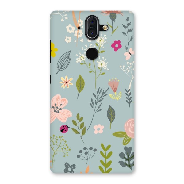 Flawless Flowers Back Case for Nokia 8 Sirocco