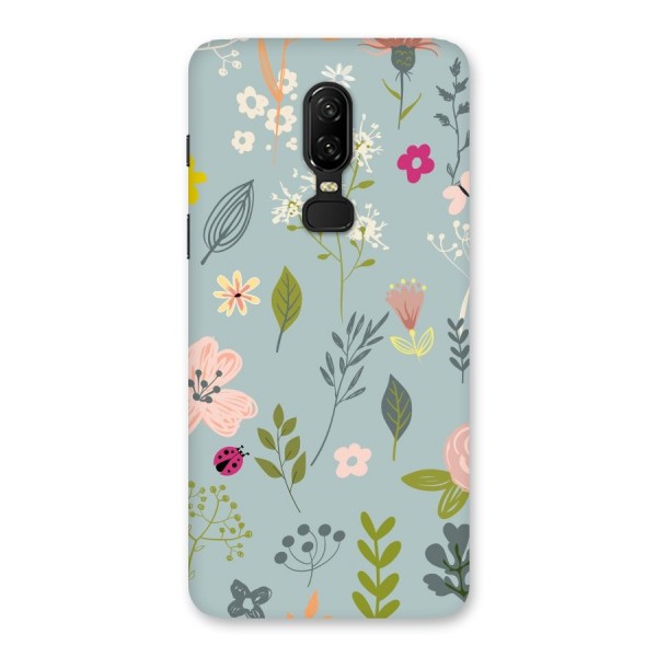 Flawless Flowers Back Case for OnePlus 6
