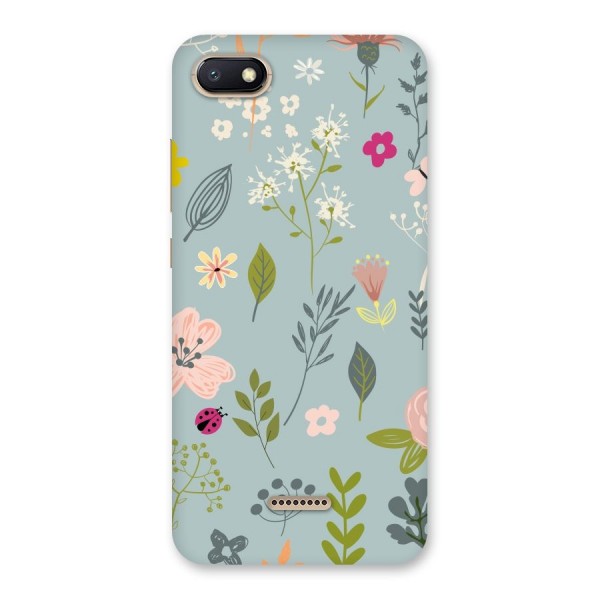 Flawless Flowers Back Case for Redmi 6A