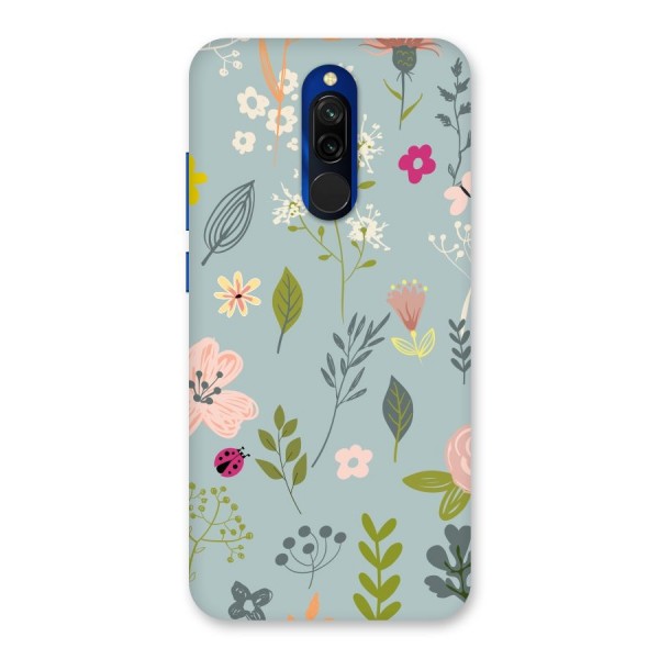 Flawless Flowers Back Case for Redmi 8