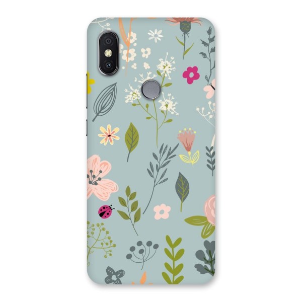 Flawless Flowers Back Case for Redmi Y2