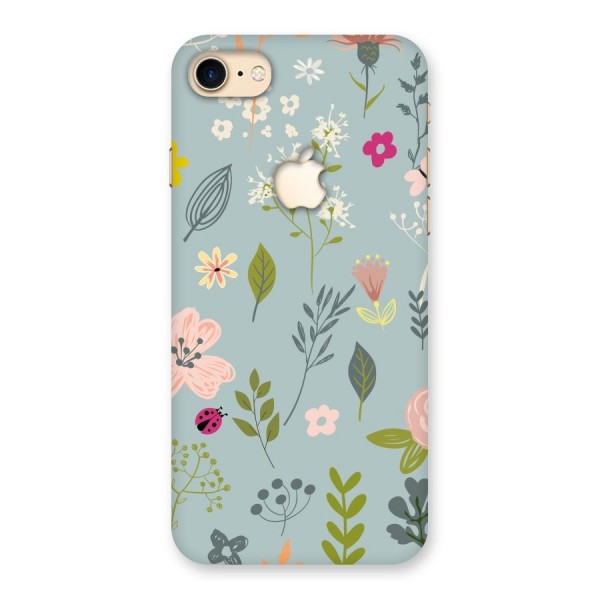 Flawless Flowers Back Case for iPhone 7 Apple Cut