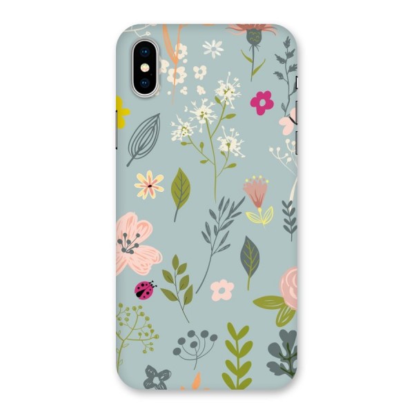 Flawless Flowers Back Case for iPhone XS