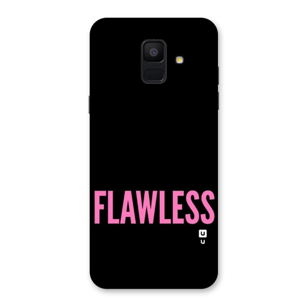 Flawless Pink Design Back Case for Galaxy A6 (2018)