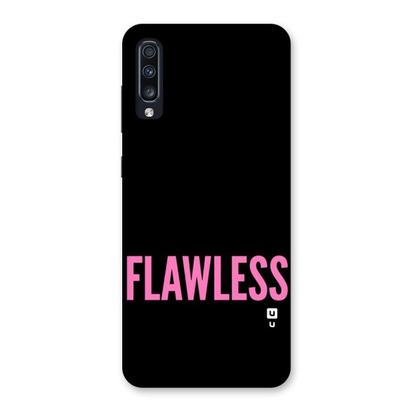 Flawless Pink Design Back Case for Galaxy A70
