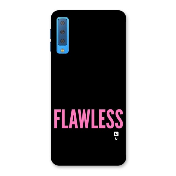 Flawless Pink Design Back Case for Galaxy A7 (2018)
