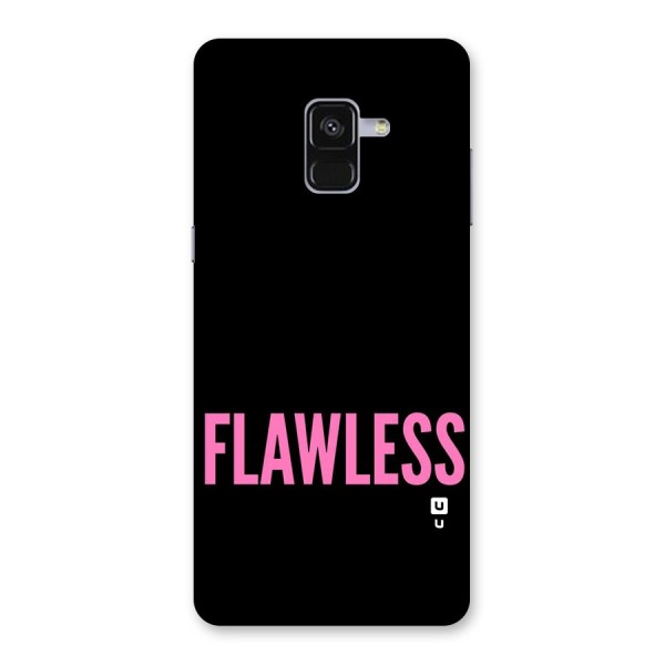 Flawless Pink Design Back Case for Galaxy A8 Plus