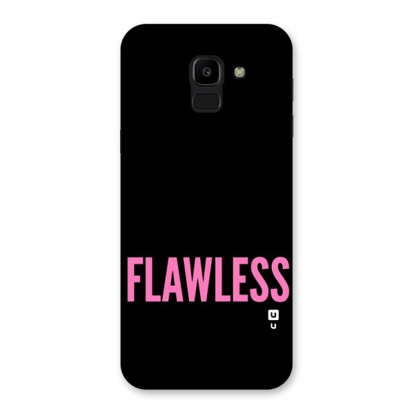 Flawless Pink Design Back Case for Galaxy J6