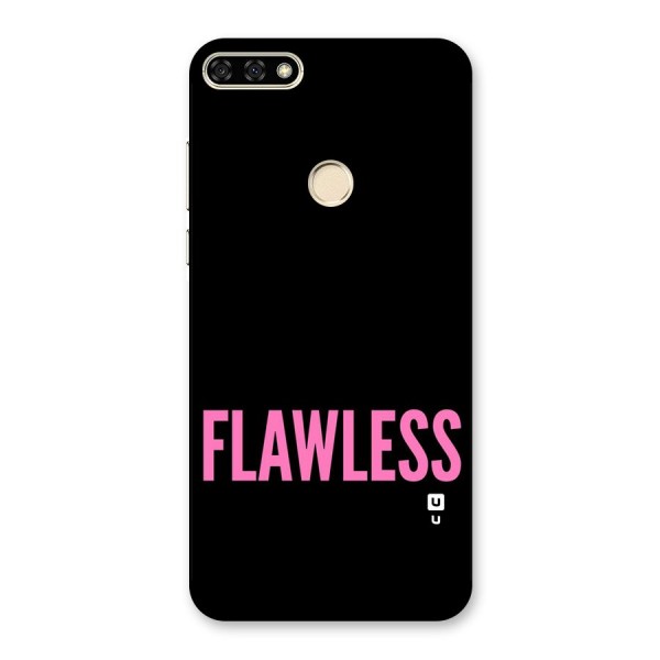 Flawless Pink Design Back Case for Honor 7A