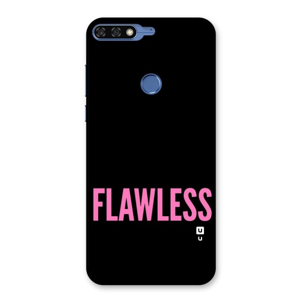 Flawless Pink Design Back Case for Honor 7C