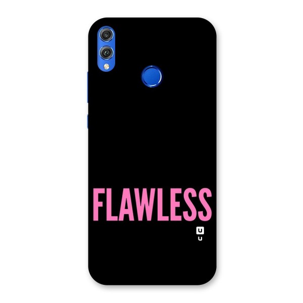 Flawless Pink Design Back Case for Honor 8X