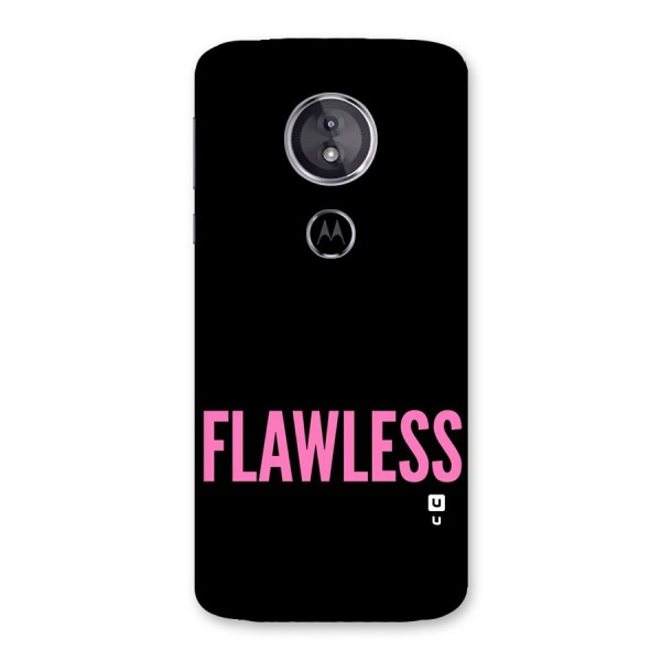 Flawless Pink Design Back Case for Moto E5