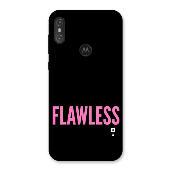 Flawless Pink Design Back Case for Motorola One Power