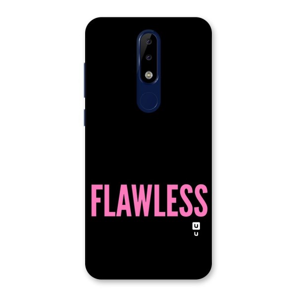 Flawless Pink Design Back Case for Nokia 5.1 Plus