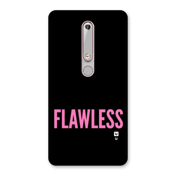 Flawless Pink Design Back Case for Nokia 6.1