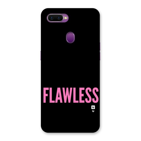 Flawless Pink Design Back Case for Oppo F9