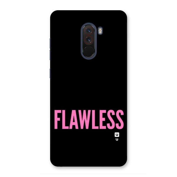 Flawless Pink Design Back Case for Poco F1