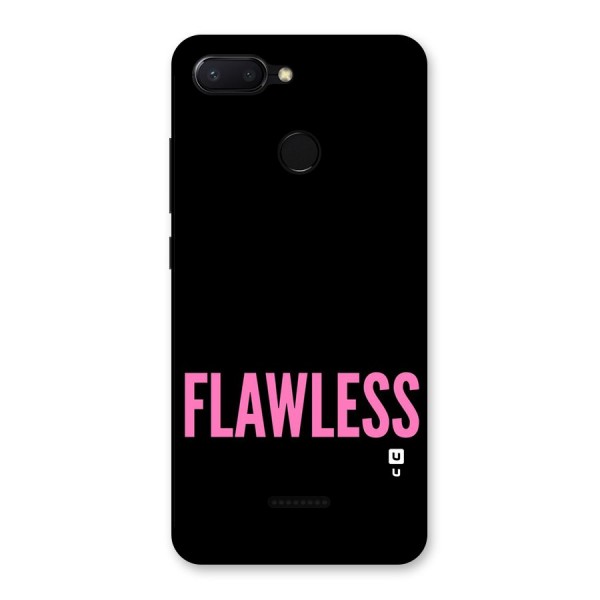 Flawless Pink Design Back Case for Redmi 6