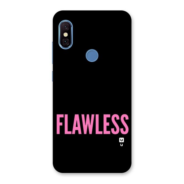 Flawless Pink Design Back Case for Redmi Note 6 Pro