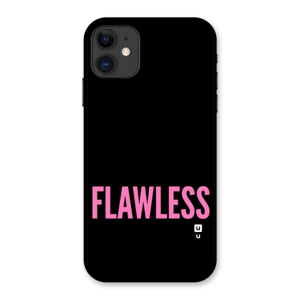 Flawless Pink Design Back Case for iPhone 11
