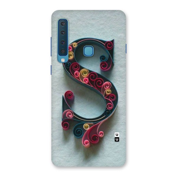 Floral Alphabet Back Case for Galaxy A9 (2018)