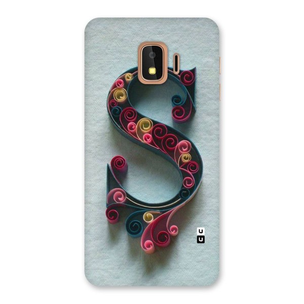 Floral Alphabet Back Case for Galaxy J2 Core