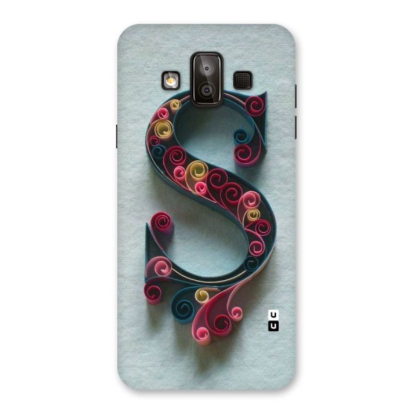 Floral Alphabet Back Case for Galaxy J7 Duo