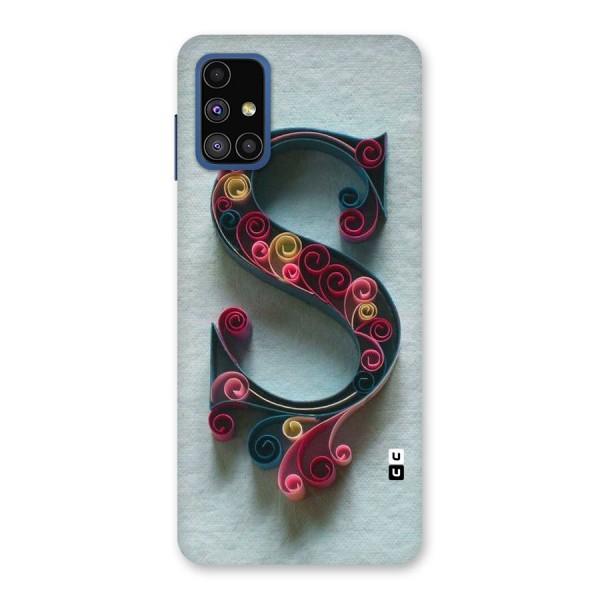 Floral Alphabet Back Case for Galaxy M51
