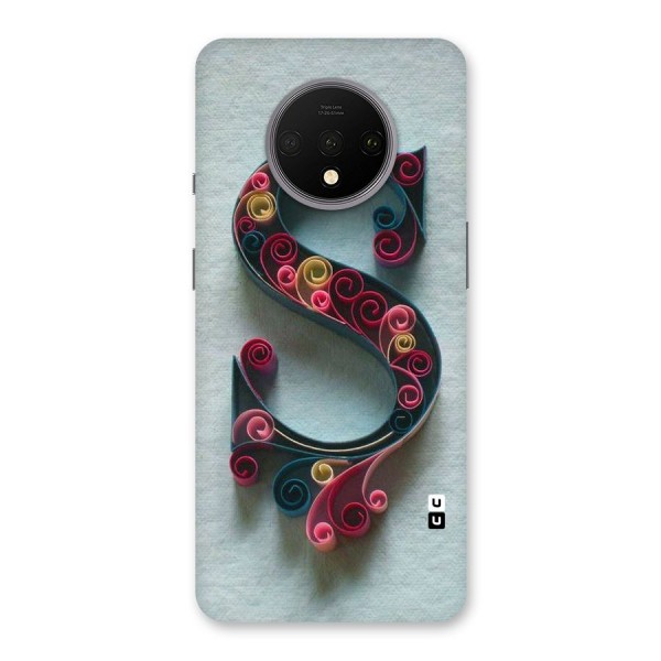 Floral Alphabet Back Case for OnePlus 7T