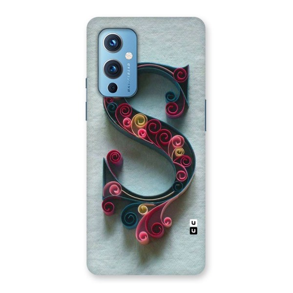Floral Alphabet Back Case for OnePlus 9