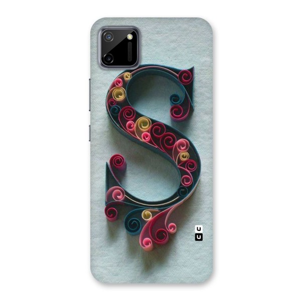 Floral Alphabet Back Case for Realme C11