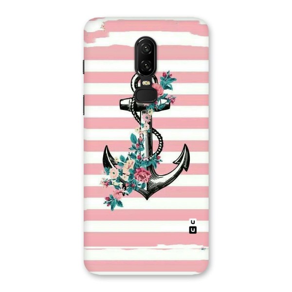 Floral Anchor Back Case for OnePlus 6