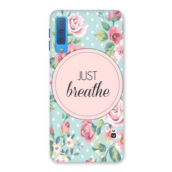 Floral Bloom Back Case for Galaxy A7 (2018)