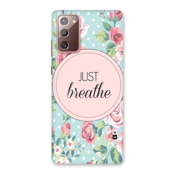 Floral Bloom Back Case for Galaxy Note 20