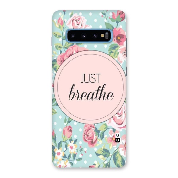 Floral Bloom Back Case for Galaxy S10 Plus