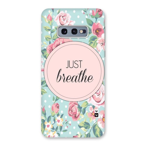Floral Bloom Back Case for Galaxy S10e