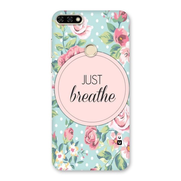 Floral Bloom Back Case for Honor 7A