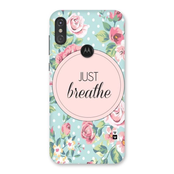 Floral Bloom Back Case for Motorola One Power