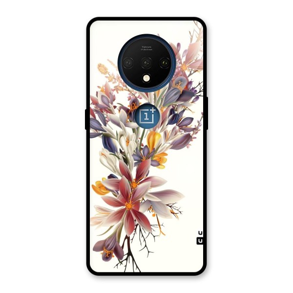 Floral Bouquet Glass Back Case for OnePlus 7T