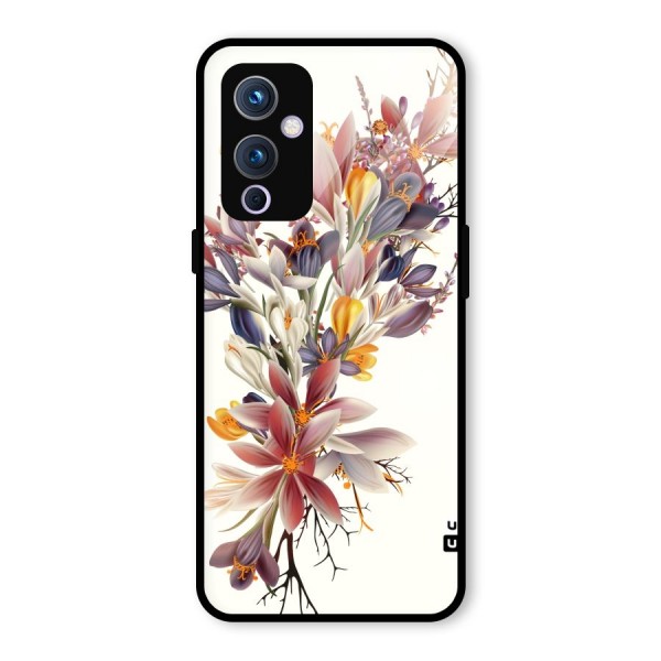Floral Bouquet Glass Back Case for OnePlus 9