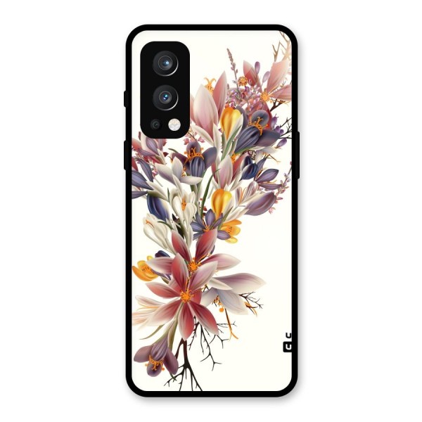 Floral Bouquet Glass Back Case for OnePlus Nord 2 5G