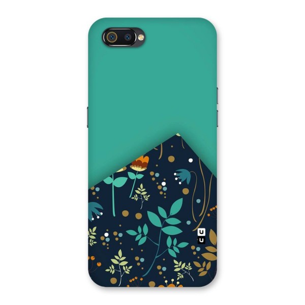 Floral Corner Back Case for Realme C2