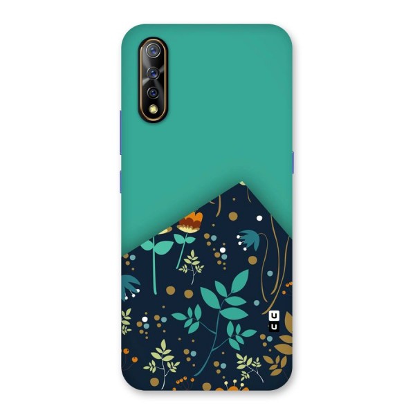 Floral Corner Back Case for Vivo S1