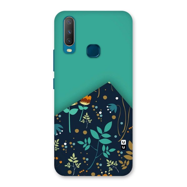 Floral Corner Back Case for Vivo Y17