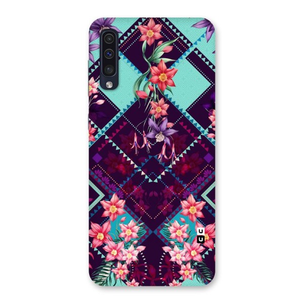 Floral Diamonds Back Case for Galaxy A50
