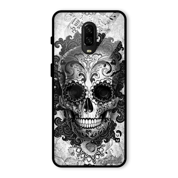 Floral Ghost Glass Back Case for OnePlus 6T