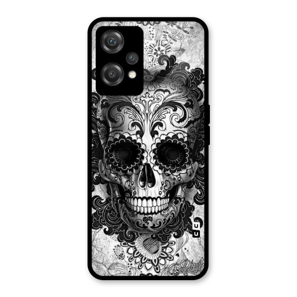 Floral Ghost Glass Back Case for OnePlus Nord CE 2 Lite 5G